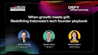 TIACON 25 Main Stage - When growth meets grit: Redefining Indonesia’s tech founder playbook