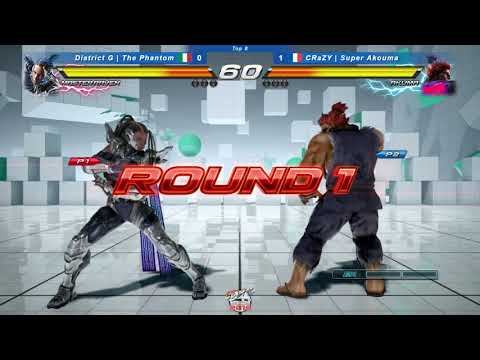 CELTIC THROWDOWN 2018 Tekken 7 top 8 District G The Phantom vs CRaZY Super Akouma