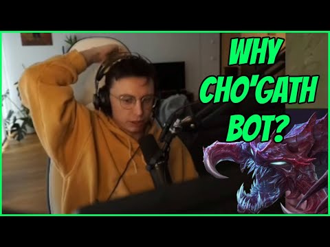 Caedrel Explains Why Cho'Gath Bot Lane Is Being Played