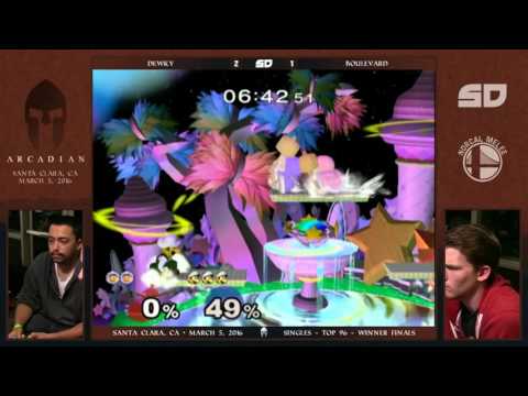 NorCal Arcadian 2016: Dewky (ICs) vs Boulevard (Luigi) - Singles Top 8 - Winner Finals