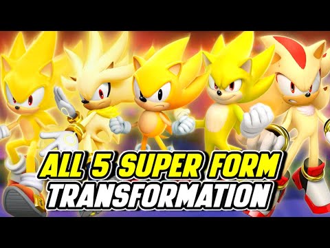 [OUTDATED] All 5 Super Form Transformation ✨️ | Sonic Forces: Speed Battle #shorts