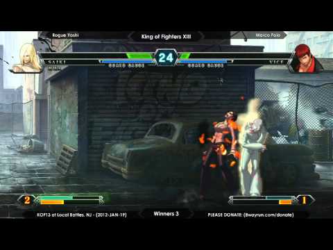 LB KOFXIII #01 - W3 - Rogue Yoshi VS Marco Polo