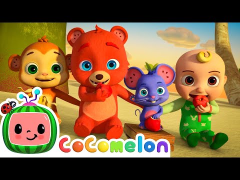Yummy Lunch Songs with Animals 🍎 | CoComelon Animal Time | Animals for Kids