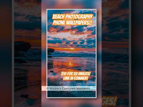 Snag $10 OFF This Beachy Phone Wallpaper Pack! Check Pinned