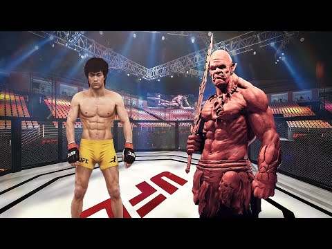 🐯UFC 4 |Bruce Lee vs. Ork  - Tiger Fight🐯
