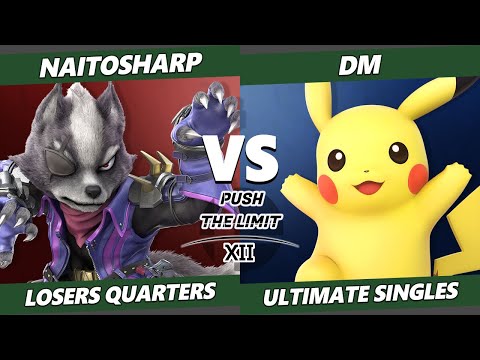 Push the Limit 12 Losers Quarters - naitosharp (Mario, Wolf) Vs. DM (Pikachu) SSBU Ultimate