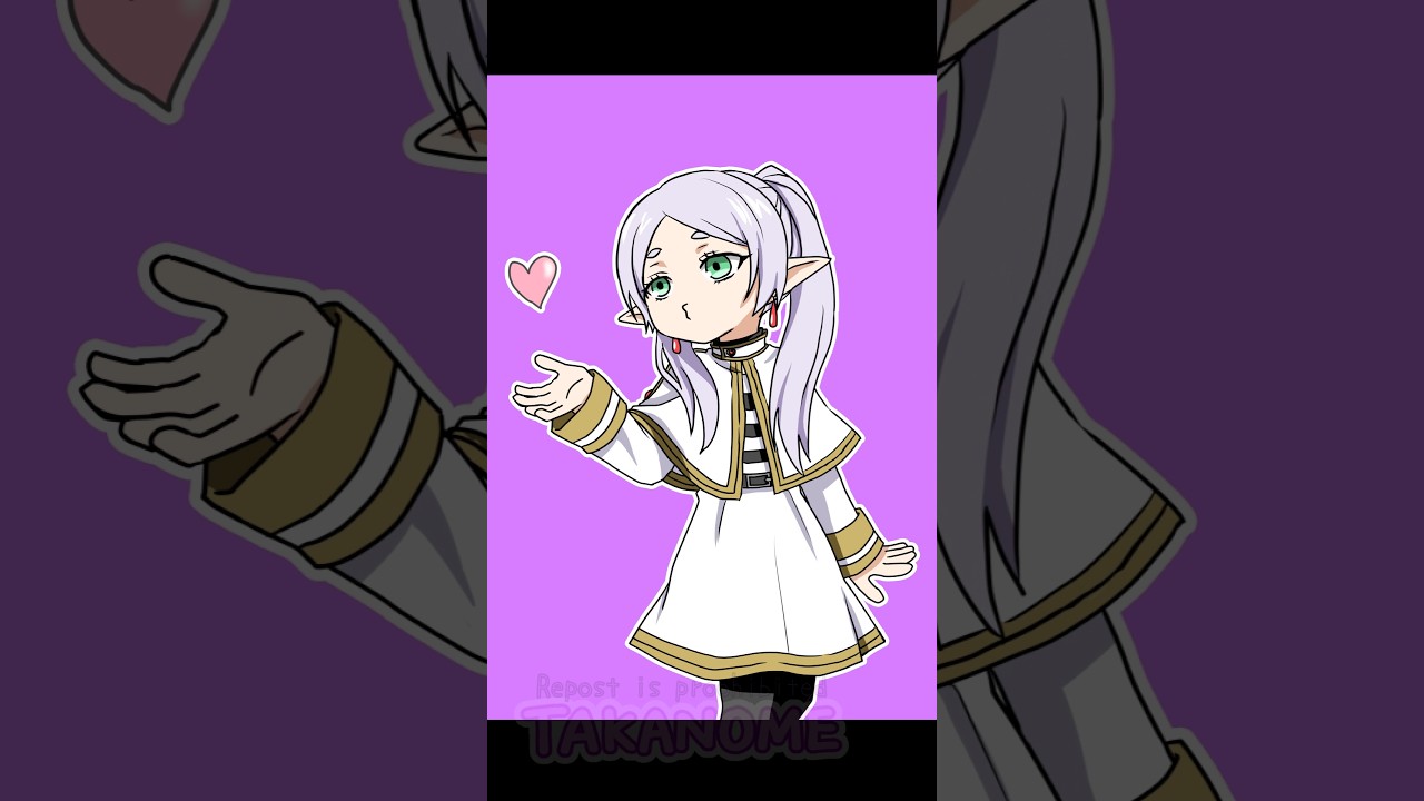 指を動かすやつフリーレンVer #フリーレン  #葬送のフリーレン #drawing #illust #イラスト