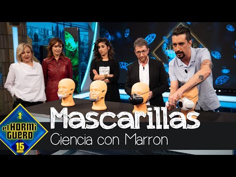 Marron presenta la última generación en mascarillas contra el coronavirus - El Hormiguero