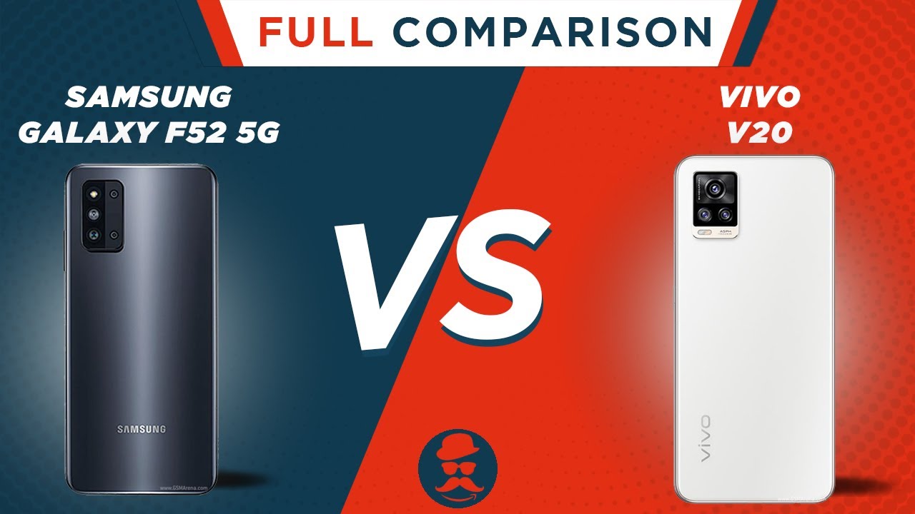 Samsung Galaxy F52 5G vs Vivo V20 | Full Comparison | Price | Review