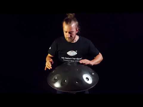 Handpan Yishama F# Romanian Hijaz 13 nitrited Steel played by Anatol Ernestus