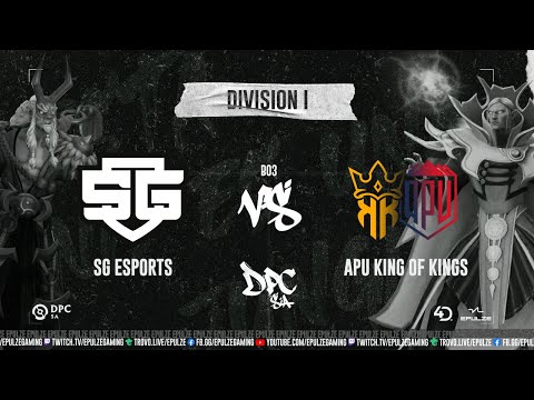 Game 1 | SG Esports vs. Apu King of Kings | SA DPC Division I | Lyrical & Trent