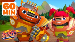 60 MINUTES of Blaze&#39;s Best FAMILY Races &amp; Adventures! ❤️ | Blaze and the Monster Machines