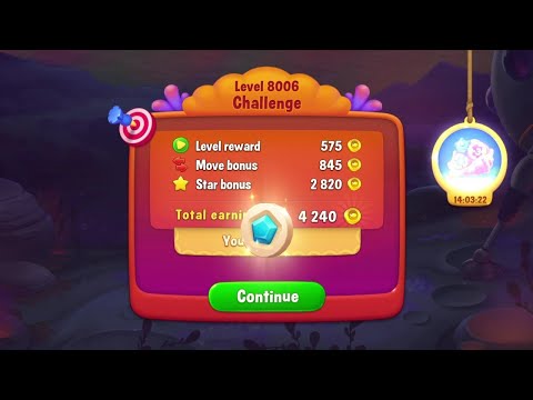 @Fishdom Win Strikes Level 8001 - Special Level 8006 Challenge