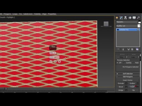 3DS MaX Tutorial - Mesh - Grill Simple modeling
