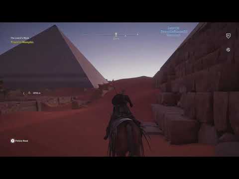 StealthBlade Plays Assassin's Creed Origins pt 41: Pyramid Climbing and Exploring Tomb of Khufu