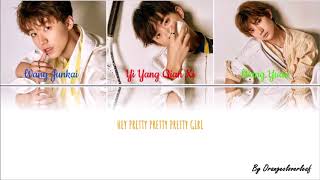 TFBoys - 喜欢你 Lyrics (Color Coded _ 中字/Pinyin/Eng)