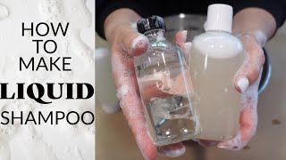 HOW TO MAKE THE BEST LIQUID SHAMPOO (DIY + Tutorial hydrating coconut water shampoo)