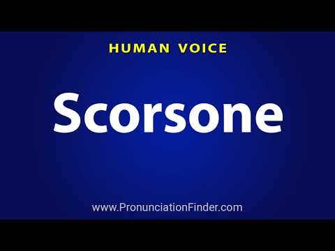 How To Pronounce Scorsone