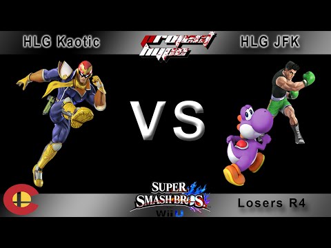 Singles - HLG Kaotic (Captain Falcon) vs HLG JFK (Little Mac, Yoshi) - L4