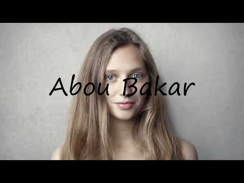 How to pronounce Abou Bakar in English?
