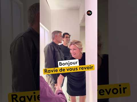 George Clooney fait son arrivée sur le plateau de C à vous !
