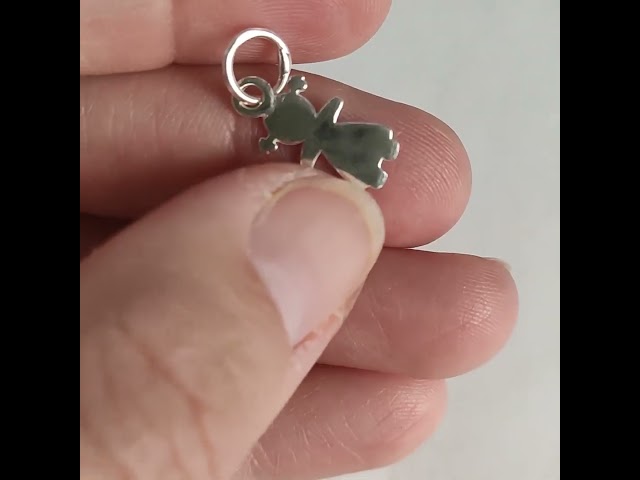 Vídeo relacionado con Collar con Colgante de Francia de Plata de Ley 925 para Mujer, joyería de Boda
