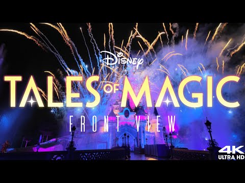 [4K] Disney Tales Of Magic - New 2025 Night Time Show at Disneyland Paris