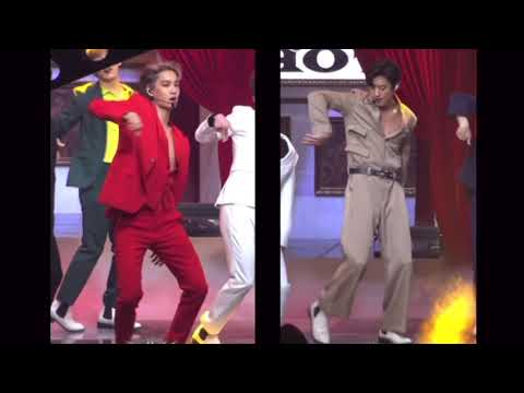 [엑소] 카이 찬열 러브샷 춤 비교