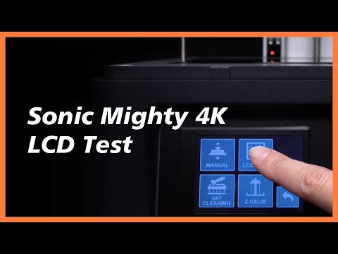 How to Perform an LCD Test on Sonic Mighty 4K