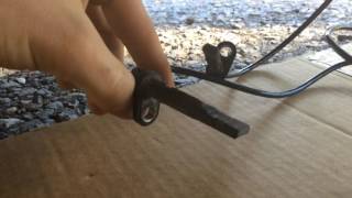 How to replace 2011 Chevy Equinox front wheel speed sensor