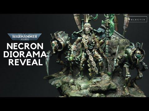 Indomitus Necron Diorama REVEAL