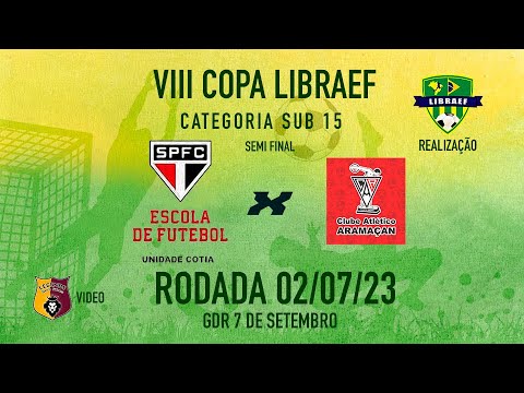SÃO PAULO COTIA X C A  ARAMAÇAN   SUB 15