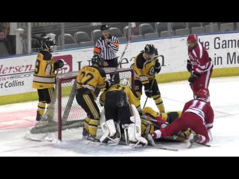 2016 03 05 CHSAA State Hockey Championship Regis vs Monarch HIGHLIGHTS