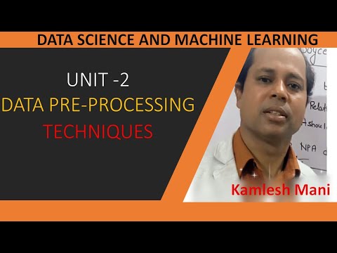 Data Pre Processing Techniques Using Python Ds And Machine Learning Unit 2