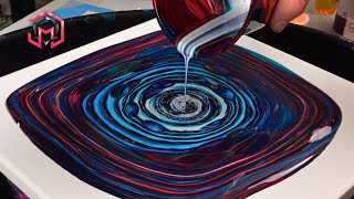 WOW! GORGEOUS!! Acrylic Pouring and Fluid Art for Therapy at Home