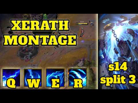 XERATH MONTAGE - BEST PLAYS OF SEASON 14
