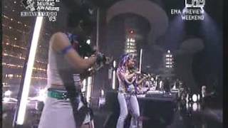 Moby - Body Rock (live)  MTV Ema 2002
