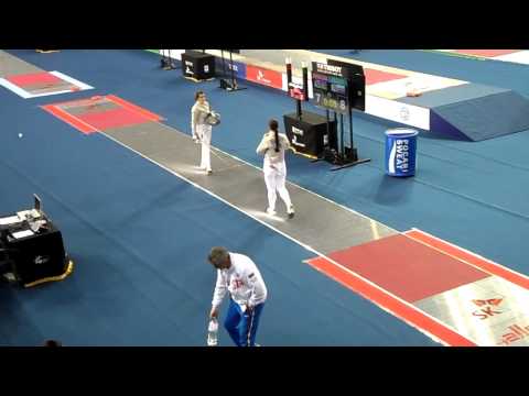 15.03.29 T64 BUNYATOVA Sevinj(AZE) vs VELIKAYA Sofya(RUS) - 2015 Seoul Fencing WS/MS Grand Prix