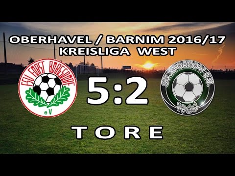 FORST BORGSDORF II - SG STORKOW 5:2 - Tore [Kreisliga West 2016/17 - 8.Spieltag]