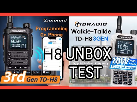 UNBOX - TIDRADIO H8 3. Generation - Airband-Modell