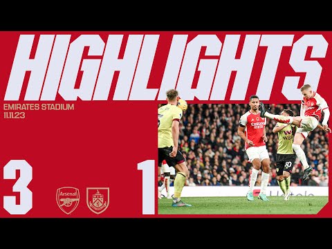 HIGHLIGHTS | Arsenal vs Burnley (3-1) | Premier League | Trossard, Saliba, Zinchenko