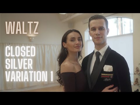 Waltz Basic Syllabus Closed Silver Variation 1 by Iaroslav and Liliia Bieliei