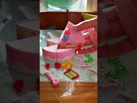 Singing Birthday Cake Toy - Play Party Cake with music Sings "Happy Birthday to You"
