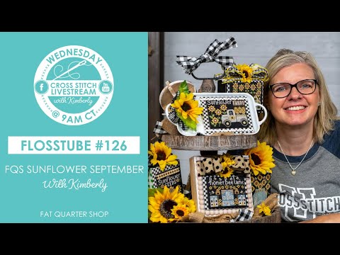 LIVE: GIVEAWAY CLOSED, CROSS STITCH UNIVERSITY & MORE! - FlossTube #126
