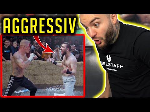 UKRAINISCHER GLADIATOR gegen AGGRESSIVEN FIGHTER! 2 WILDE Kämpfe bei TOP DOG FC 5! RINGLIFE reaction