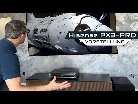 Hisense PX3-PRO - The Laser TV Highlight! TriChroma, VIDAA U9, Dolby Vision, 3D uvm.