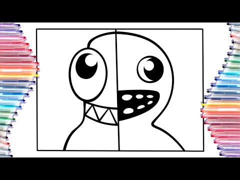 Garten of Banban 2 VS Rainbow friends Сoloring Page /Arcando - In My Head [NCS Release]