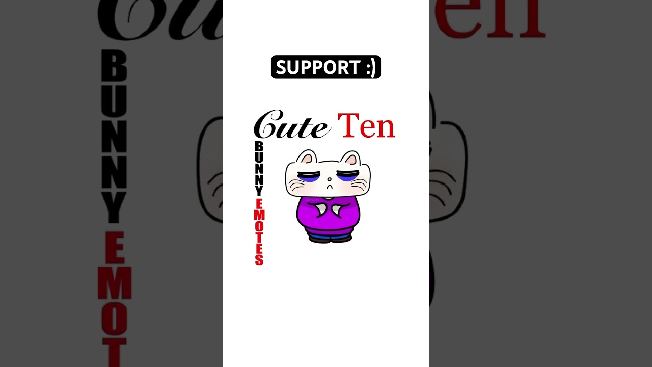 Ten cute bunny emotes transparent png pack #art #drawing #sketch #pinterest #emotes #artwork #art