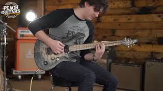 Video thumbnail for Mayones Regius Core 6 Trans Natural Fade Black Burst Out Satin by The Peach Boutique