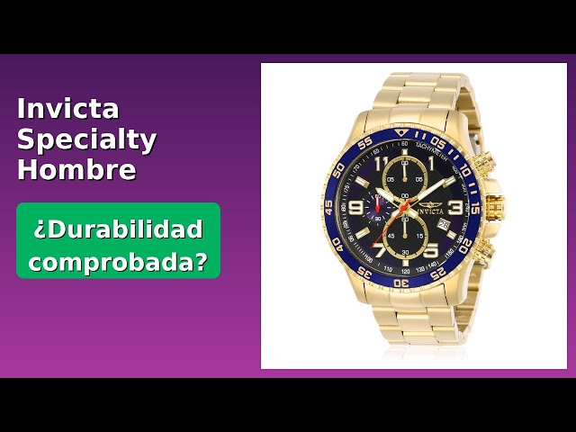 Vídeo relacionado con Invicta Specialty Reloj Cuarzo para Hombre de acero inoxidable - 45mm